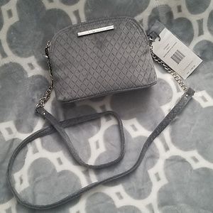 Velvet, quilted, small crossbody bag